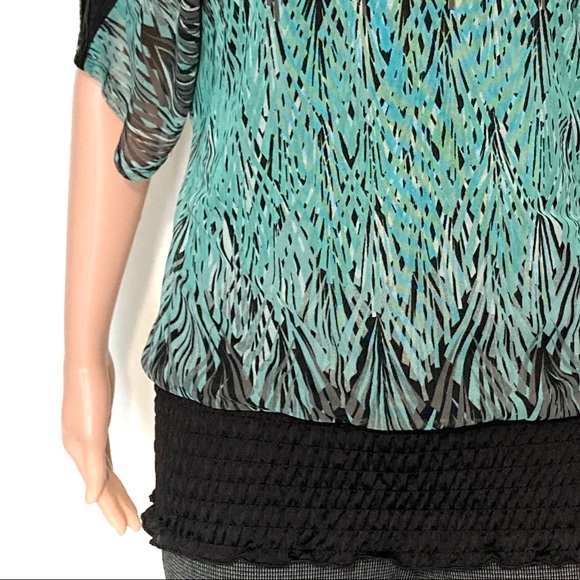 ❌SOLD❌SM•SUZY SHIER•BATWING BLOUSE• - Picture 3 of 6